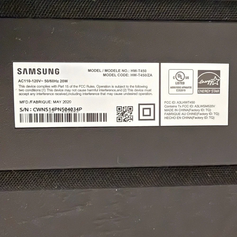 Samsung HW T450 Soundbar and Wireless Subwoofer - Tested